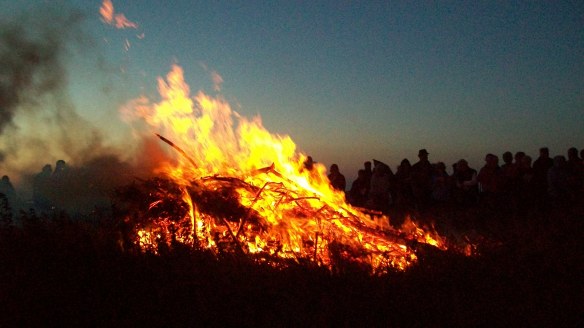 Litha Bonfire in Cornwall