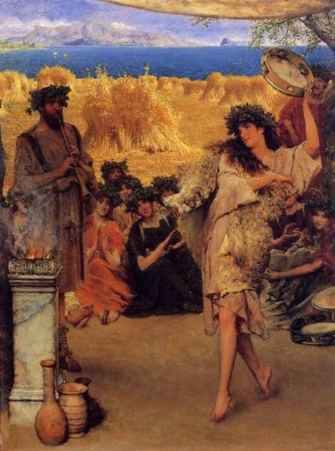  Dancing Bacchante at Harvest Time - Sir Lawrence Alma-Tadema