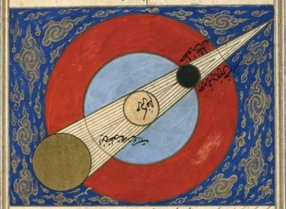 Lunar eclipse by al-Qazwini