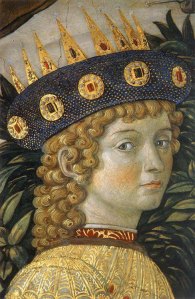 Benozzo Gozzoli, - "the Young King" (detail) Procession of the Magi.